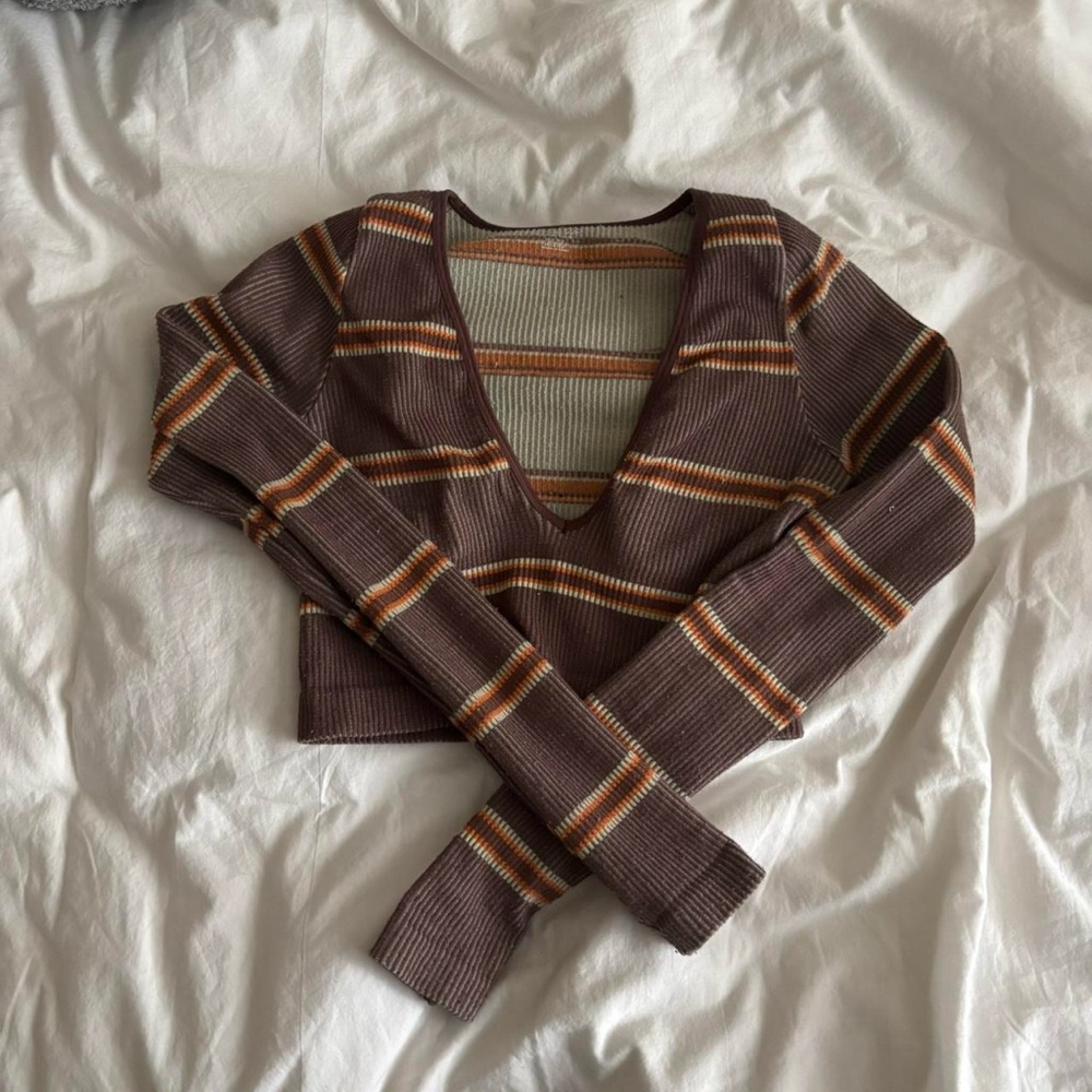 Out from Under long sleeve patterned top